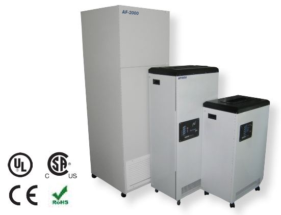 Industrial, Commercial Grade Air Purification Systems for Heavy Dust and Chemical Odor Removal