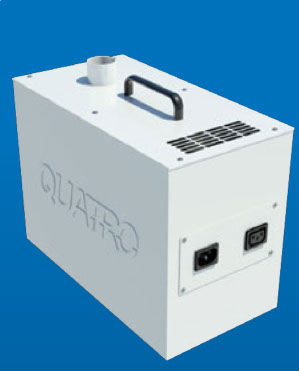 Quatro Air Technologies BASIC Portable Dust Extractor - airborne dust, fine dust particulate filtration, odor and HEPA filters also available