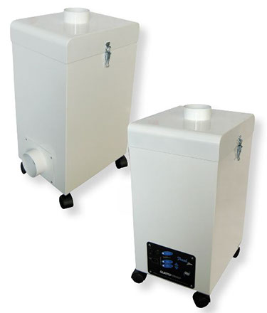 BC series air purifiers, easily connects to any ducted central air, furnace system, dust, chemical odor removal
