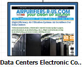 Data Centers, Electronic Control Rooms, Systems Air Purifiers, Air Filtration Systems
